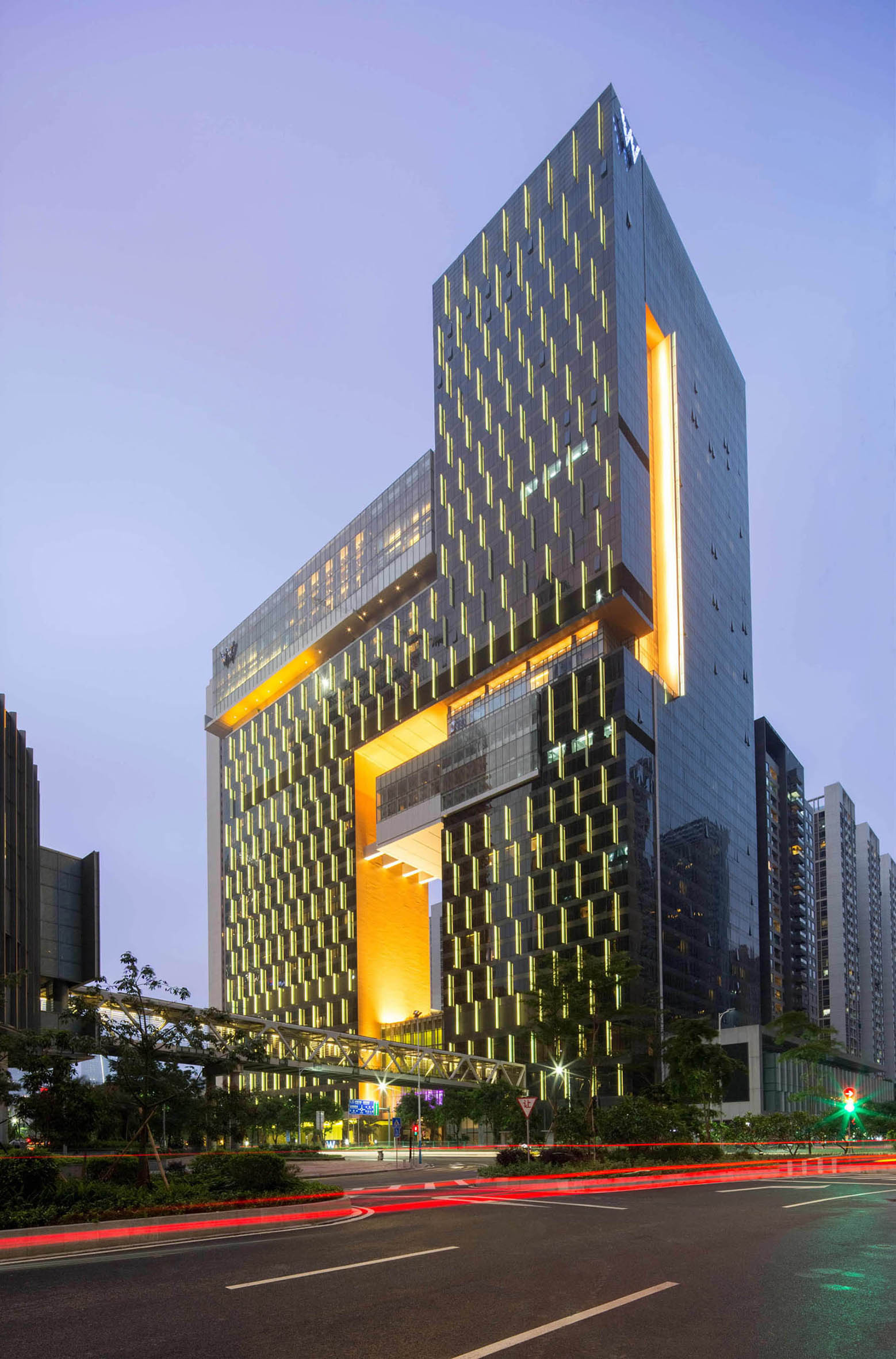 现代高层酒店式公寓效果图下载-光辉城市