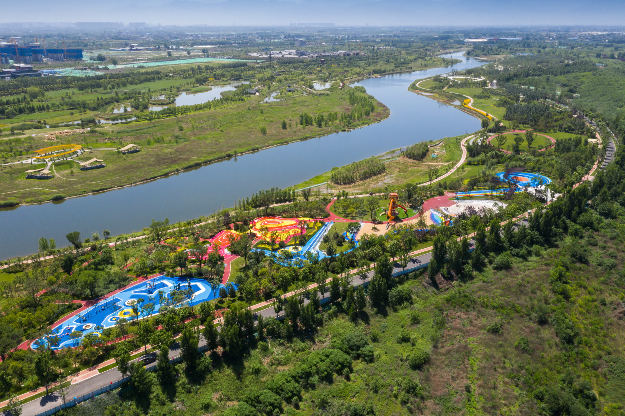 沣河(文教园段)湿地生态公园