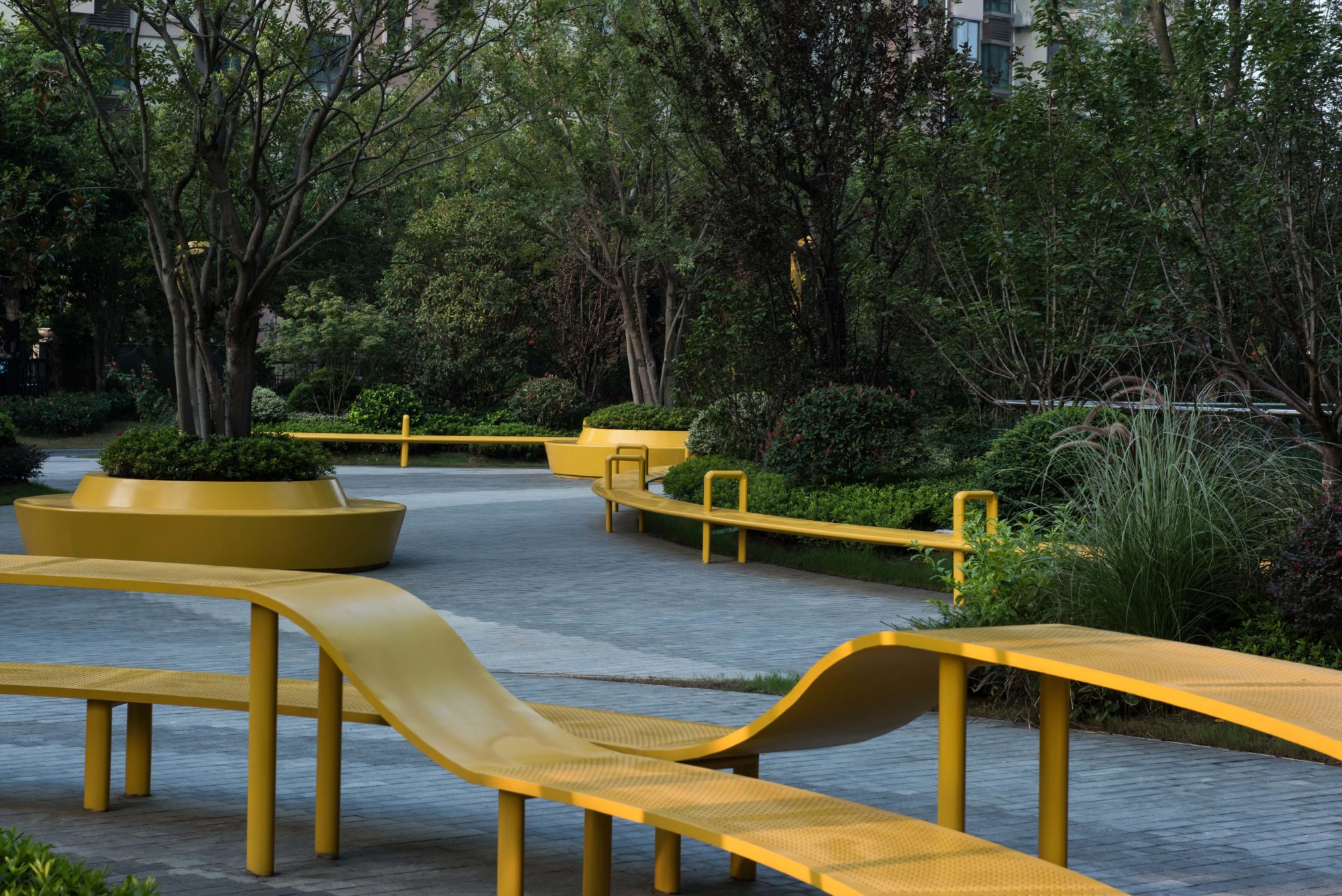 场地已成为服务周边居民的社区小公园亲子时光老人健身怡乐project