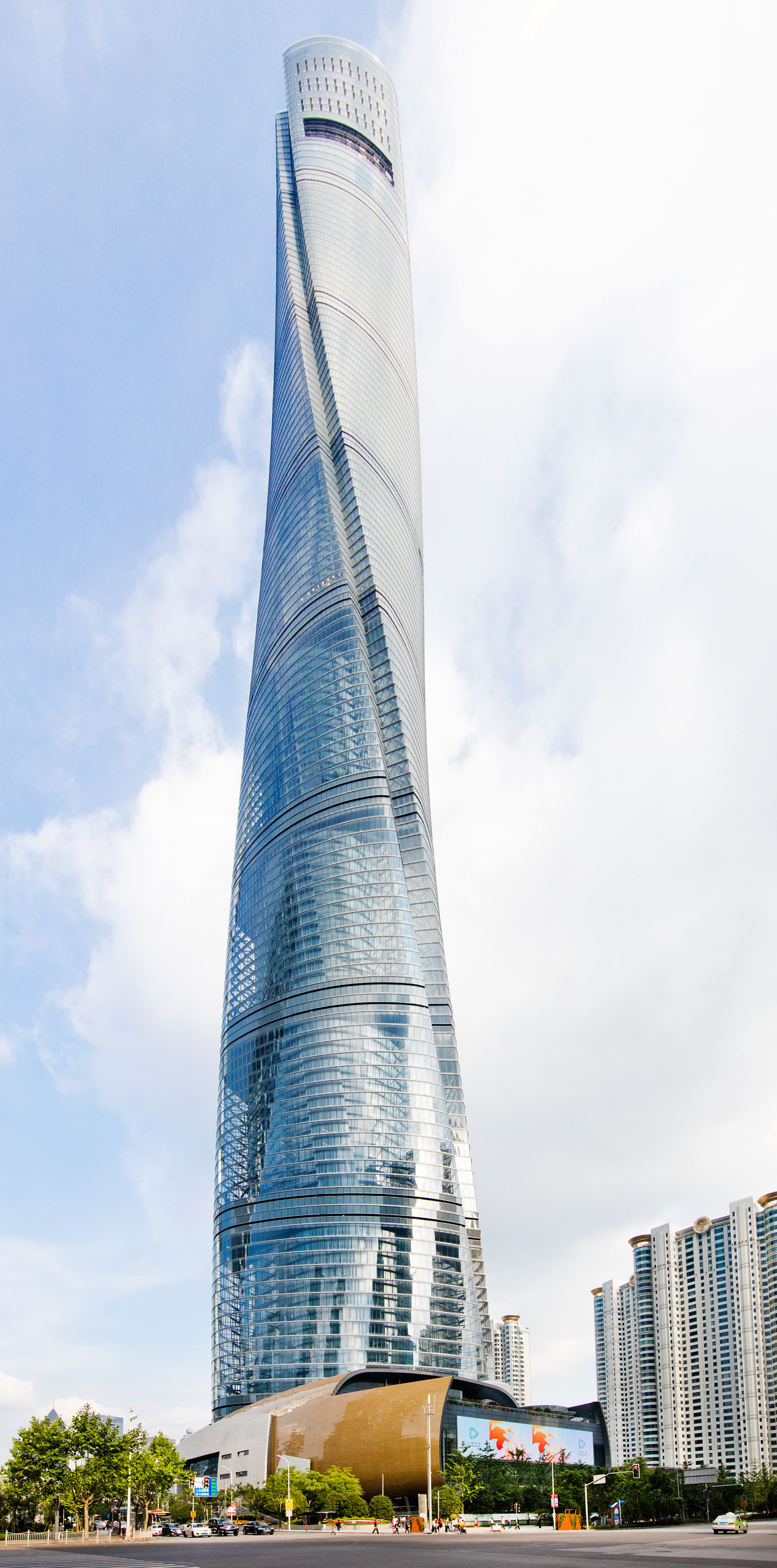 上海中心大厦造型图片
